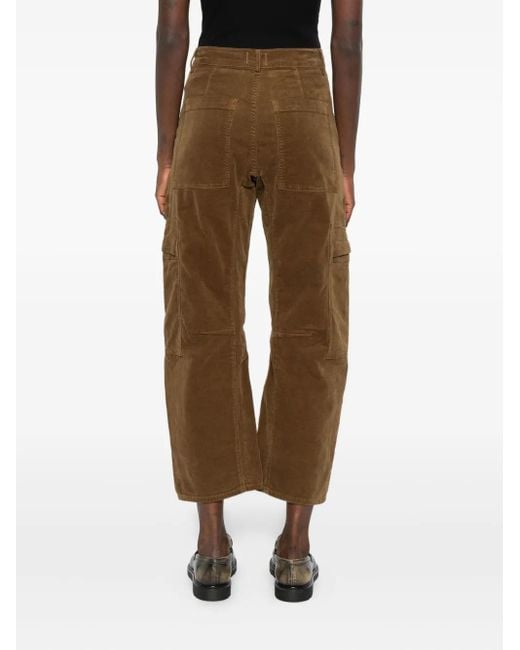 Citizens of Humanity Brown Marcelle Corduroy Cargo Trousers