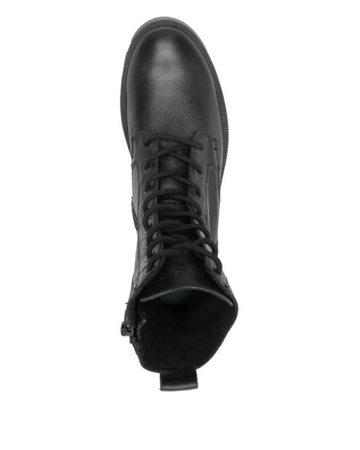 Botas con suela gruesa y cordones Marc O' Polo de color Black