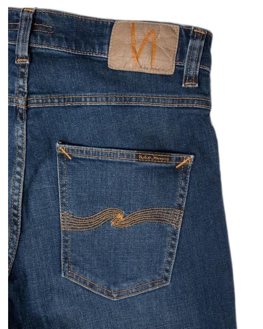 Nudie Jeans Blue Grim Tim Jeans for men