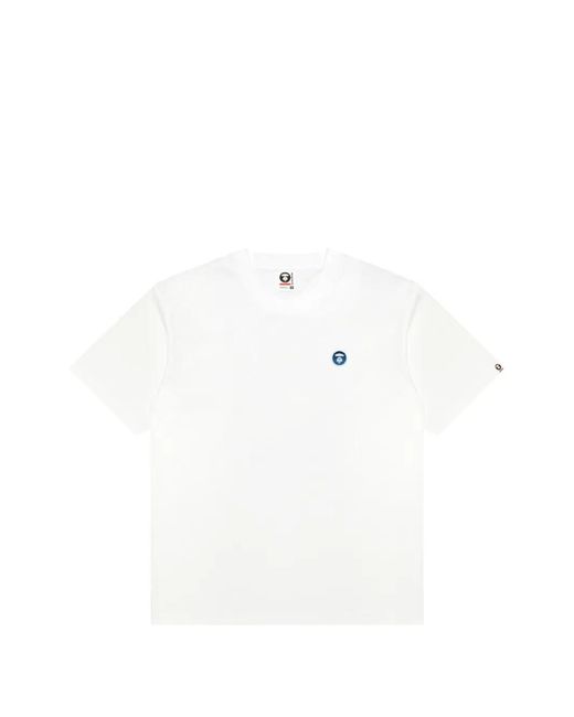 Aape By A Bathing Ape White Patch T-Shirt for men