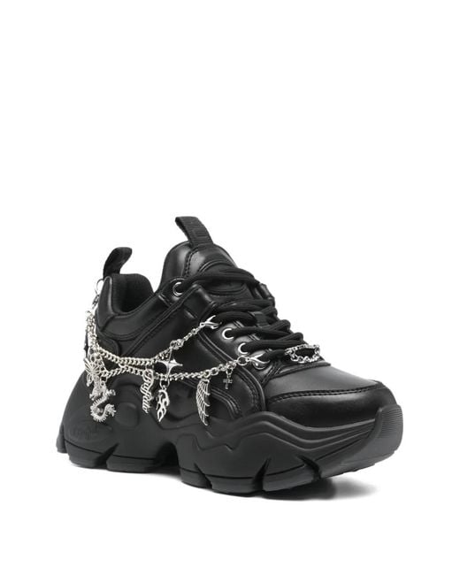 Buffalo Black Binary Charm 2.0 Sneakers