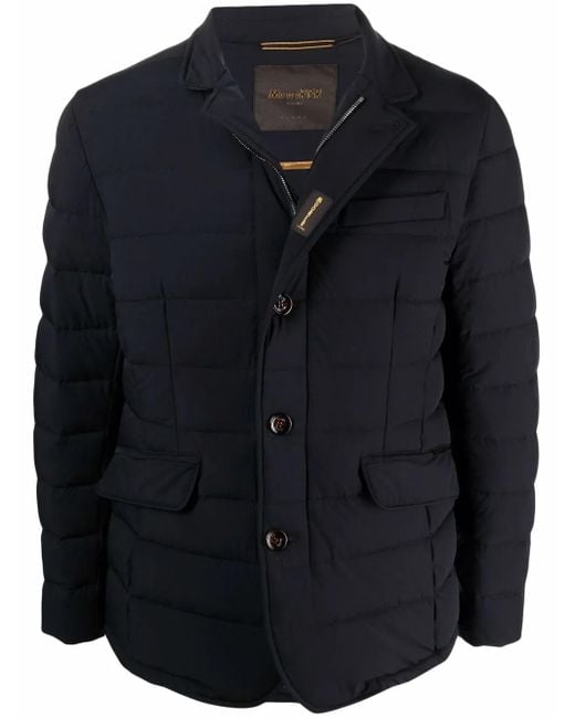 メンズ Moorer Zavyer パデッドジャケット Blue