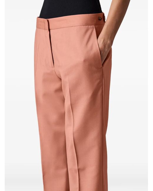 Paul Smith Pink Pressed-Crease Trousers
