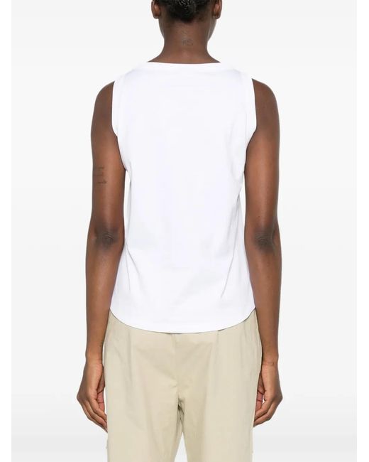 Shirt C-zero White Crew-Neck Tank Top