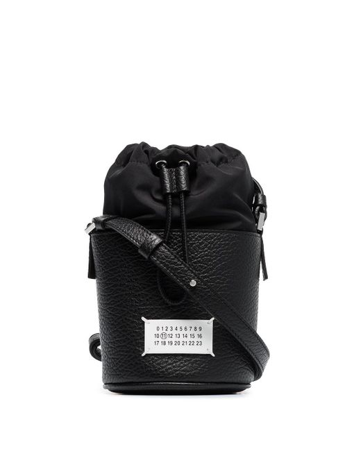 Maison Margiela Black 5ac Grained-leather Bucket Bag