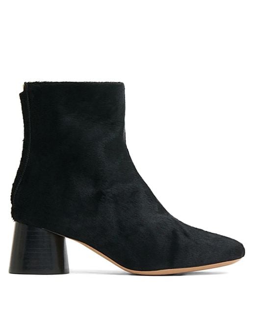 Mansur Gavriel Black Stiefel Mit Blockabsatz 55Mm