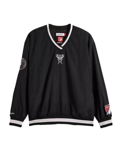 Mitchell & Ness Inter Miami Cf Sweater in het Black voor heren