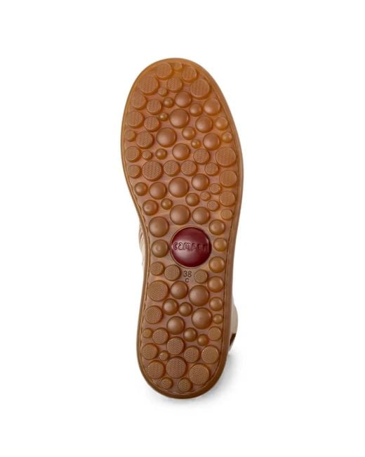 Camper Natural Pelotas Ariel Lace-Up Ankle Boots