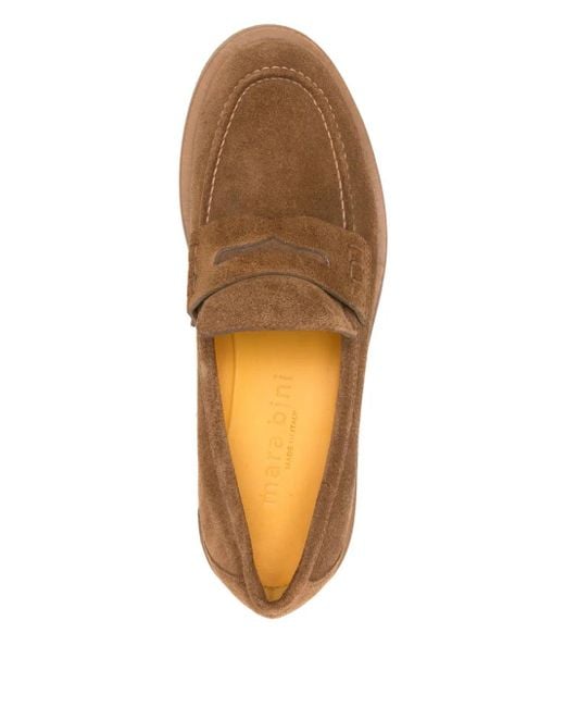 Mara Bini Brown Frida Suede Loafers
