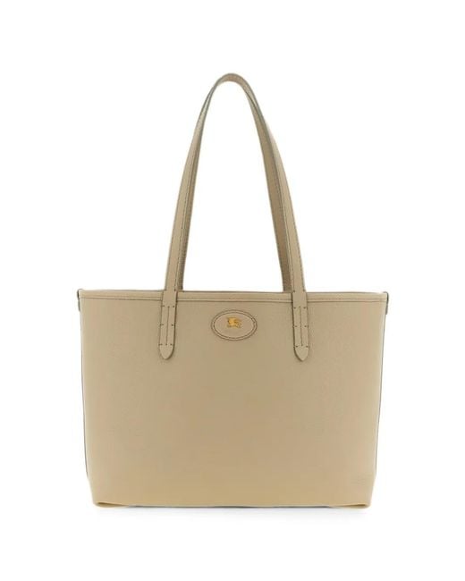 Burberry Natural Bloomsbury Reversible Leather Tote Bag