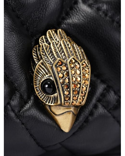 Kurt Geiger Black Kensington Gesteppte Beuteltasche