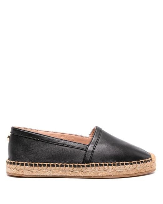 Bally Gray Udeah Leather Espadrilles