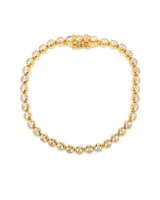 Missoma Metallic Bezel-Set Zirconia Tennis Bracelet