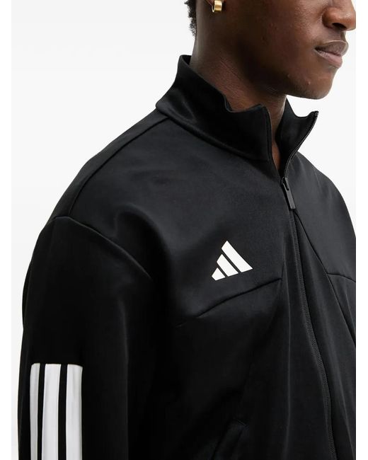 Adidas Black Tiro Zip-Up Track Jacket for men