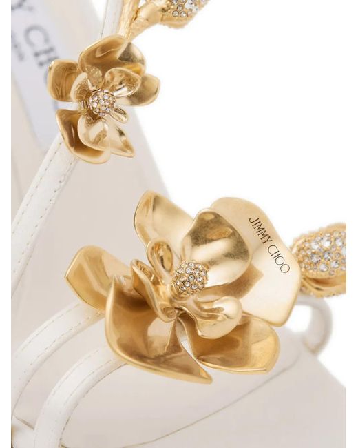 Jimmy Choo Zea 95mm サンダル Metallic