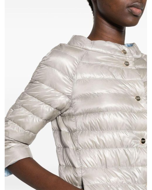 Herno White Reversible Padded Jacket