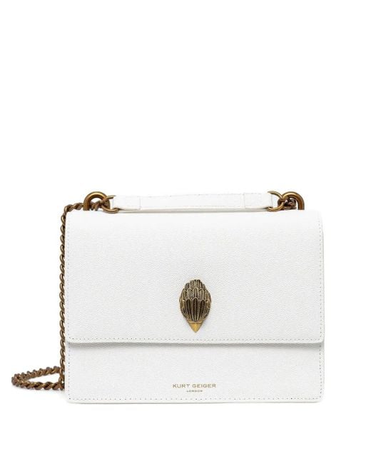 Kurt Geiger レザー ショルダーバッグ White