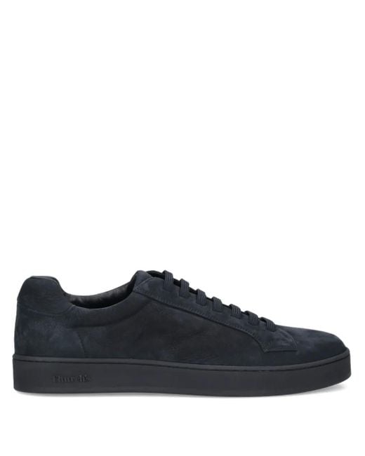 Church's Blue Suede Lace-Up Sneakers for men