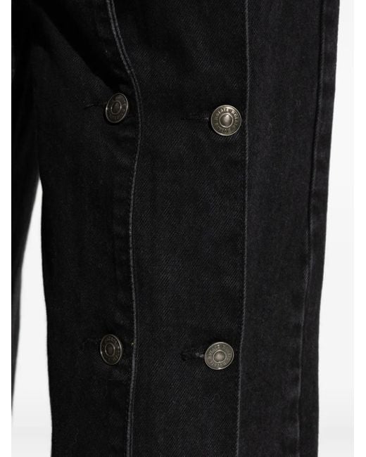 ROTATE BIRGER CHRISTENSEN Button-detail Jeans Black