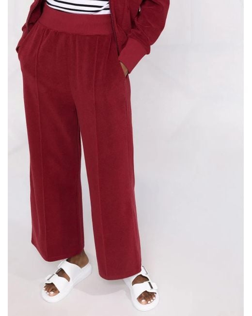 Pantalon Ample En Éponge KENZO en coloris Red