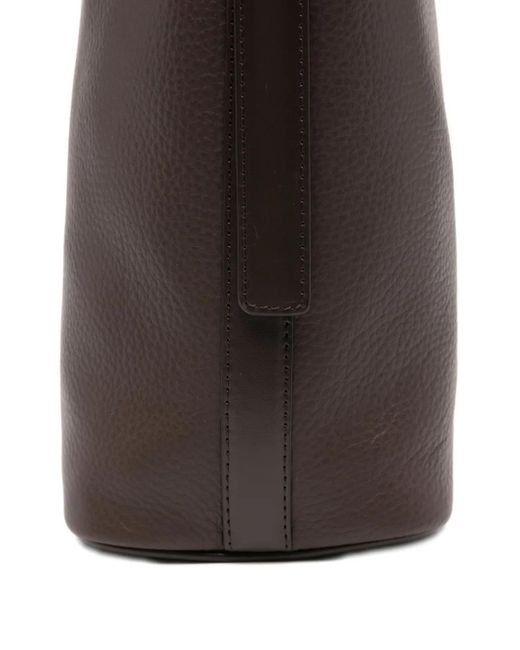 A.P.C. Brown Vera Leather Tote Bag