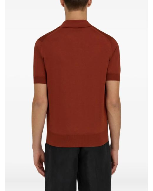 メンズ Ferragamo ショートスリーブ トップ Red