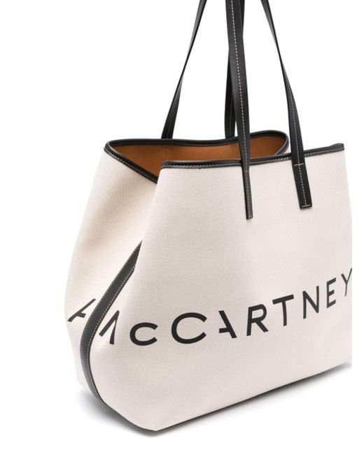 Stella McCartney Natural Tasche mit abnehmbarem Portemonnaie