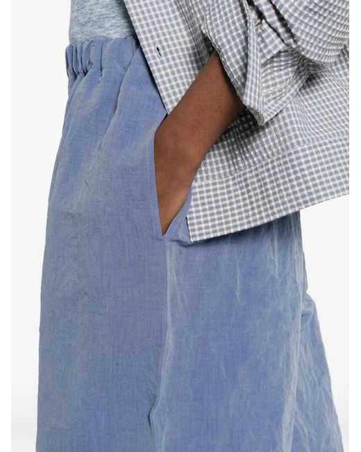 Sofie D'Hoore Broek Met Trekkoordtaille in het Blue