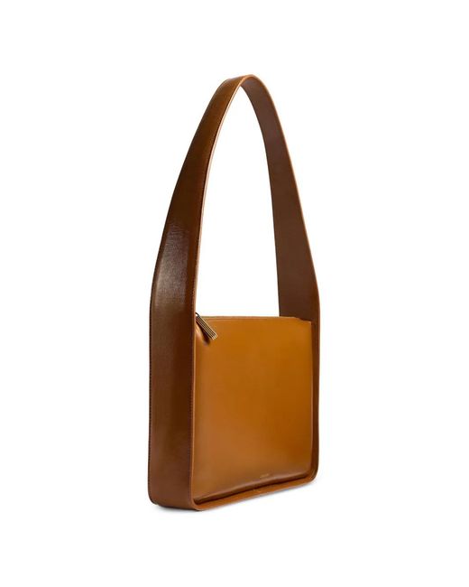 Khaite Brown Lori Squared Bag