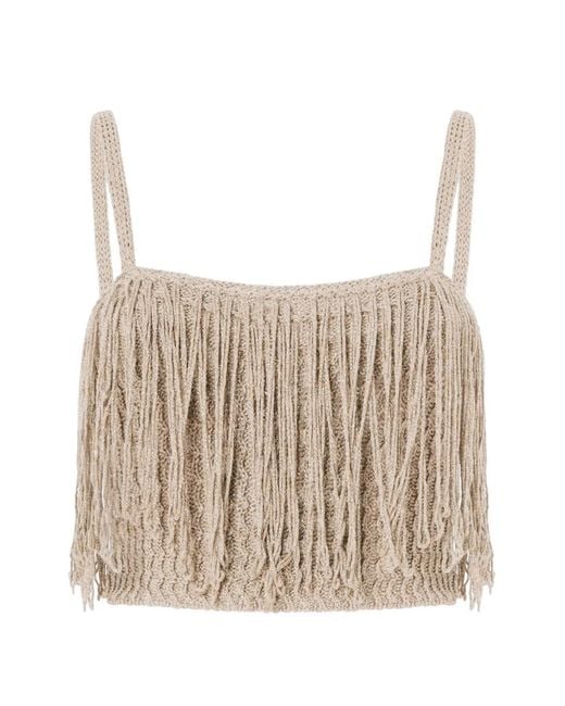 Pinko Natural Crop Top