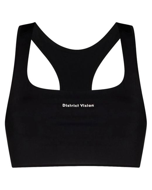 District Vision Black Citta Training Sports Bra