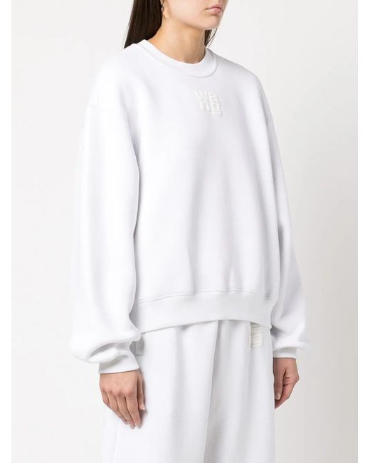 Alexander Wang White Sweatshirt