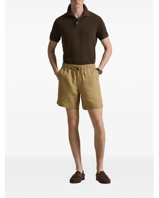 Polo Ralph Lauren Brown Short-Sleeve Polo Shirt for men