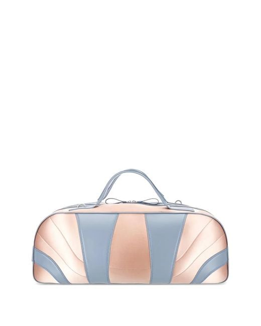 Dries Van Noten Natural Panelled Holdall for men