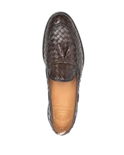 Officine Creative Gray Opera 004 Leather Loafers for men