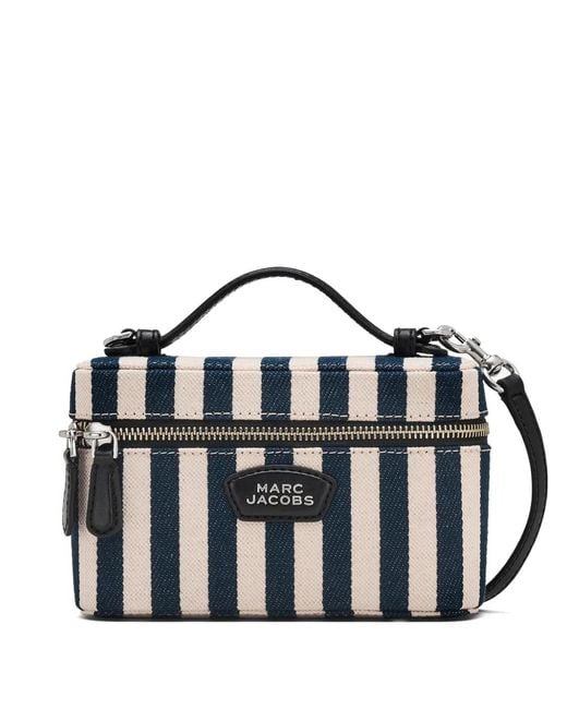 Marc Jacobs Blue The Stripe Everyday Vanity Bag