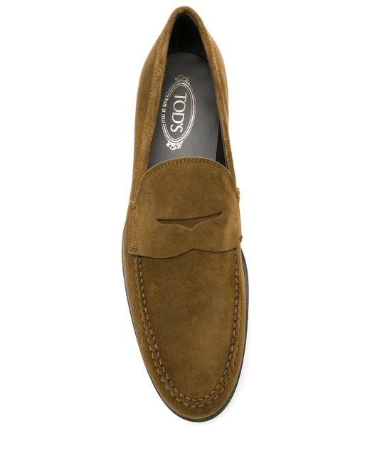 Tod's Brown Flat Shoes for men