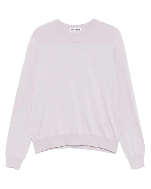 Jil Sander Pink Cotton Sweater
