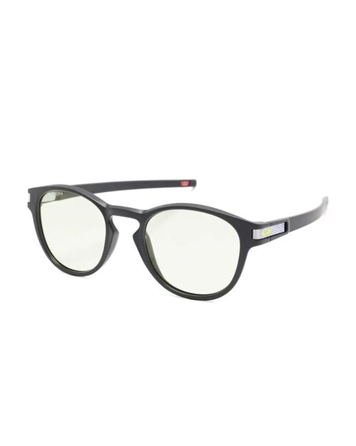 Oakley Black Round-Frame Sunglasses