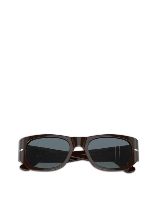 Persol Gray Maflecto Rectangle-Frame Sunglasses