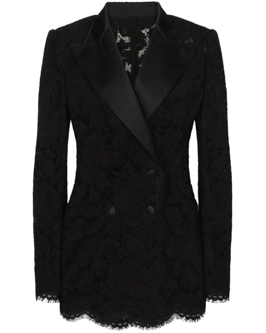 Dolce & Gabbana Black Coats & Jackets