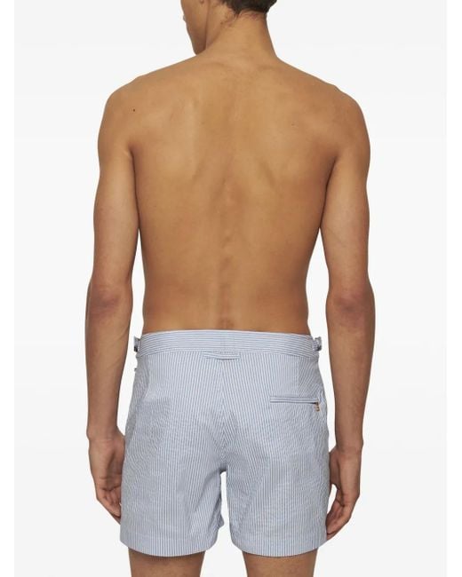 Orlebar Brown Blue Bulldog Swim Shorts for men
