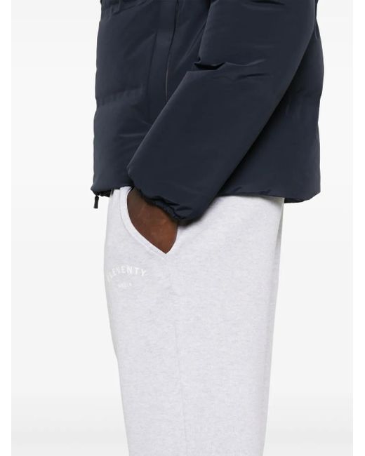 Eleventy White Logo-Print Track Trousers for men