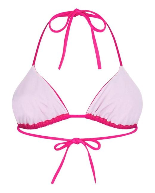 DSquared² Pink Signature Triangle Top