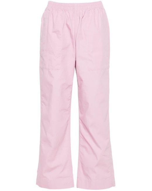 Patagonia Pink Funhoggers Drawstring Cropped Trousers