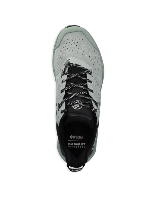 Mammut Gray Perforated Panelled Performance Footwear for men