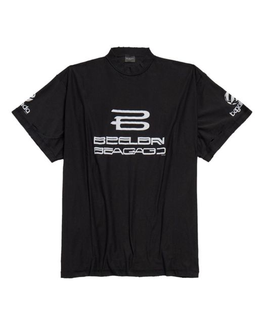 Balenciaga Black Ai Generated Cotton T-shirt