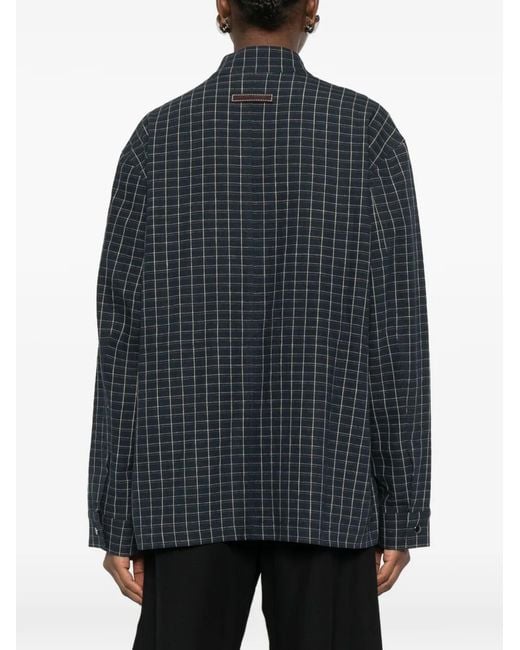 Wales Bonner Blue Vision Field Collared Jacket
