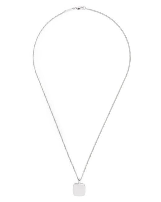 Tom Wood White Umi Pendant Necklace