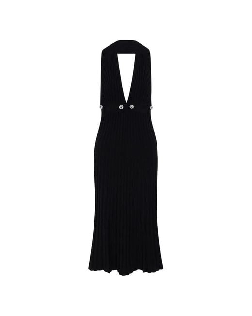CAYET Black Tatjana Midi Dress
